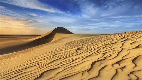 Nature Landscape Clouds Dunes Desert Sand Sand Ripples Sky