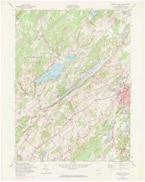 New Jersey Topographic Maps Wardmaps Llc