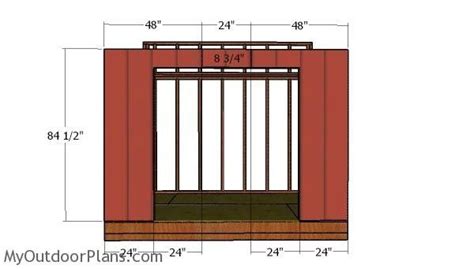 8x10 Lean To Shed Plans Myoutdoorplans Free Woodworking Plans And