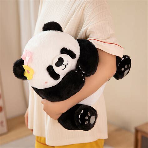 Menglan Qizai Hehua Panda Plush 118 Cute Panda Stuffed Animals