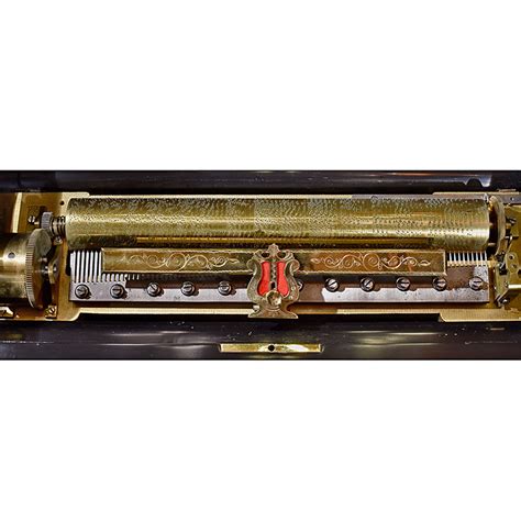 Feel free to browse through my photos below. Swiss 16" Burl Walnut Cylinder Music Box - Renaissance Antiques