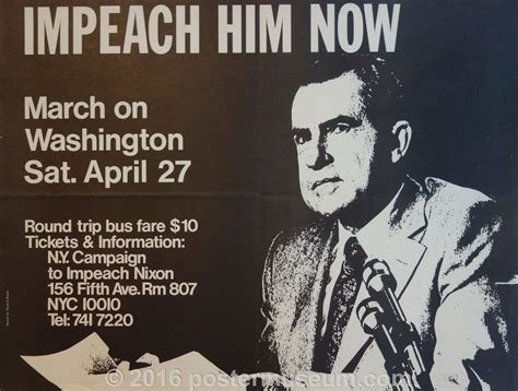 Impeach Him Now Poster Museum