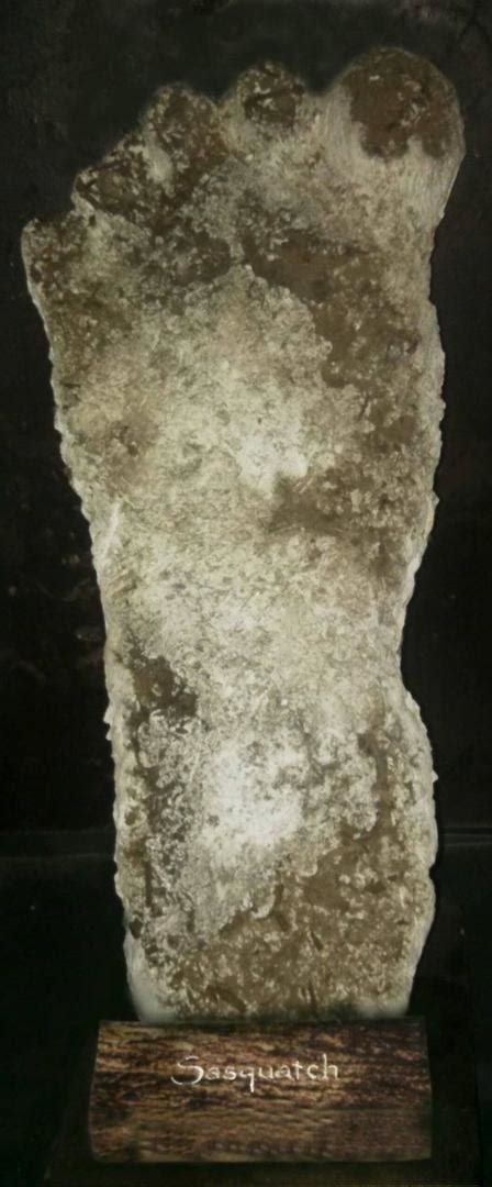 Bigfoot Plaster Foot Cast And Stand From The Motion Picture Stomping