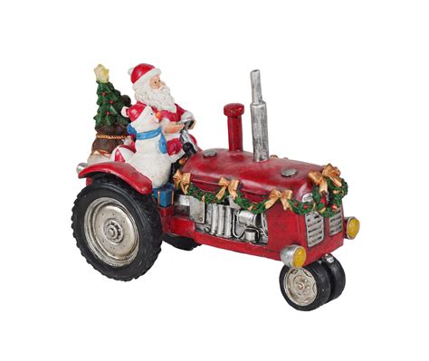Santa Claus On Tractor Ellet