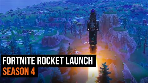 Like any fortnite season, this is when epic games tends to go all out when it comes to adding/removing weapons into the game. Fortnite Rocket Launch - Season 4 - YouTube