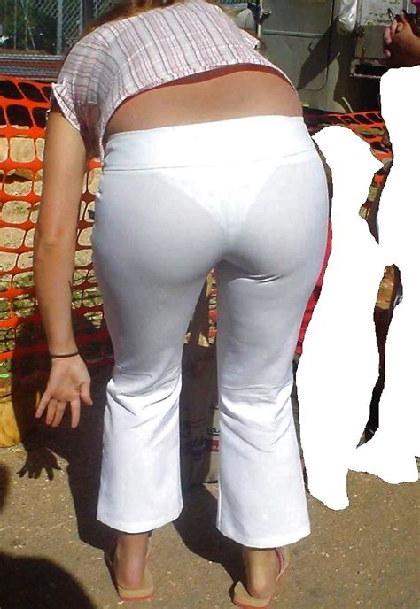 Wives In Tight And See Thru White Pants 30 Pics Xhamster