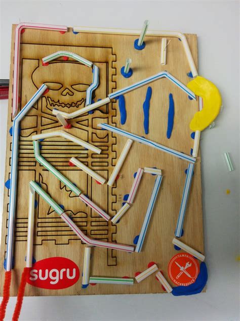Sugru And Straws Marble Maze 5 Steps With Pictures Instructables