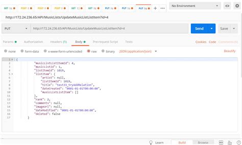 Core Mvc How Can I Fix Null Object Being Sent From Put Json