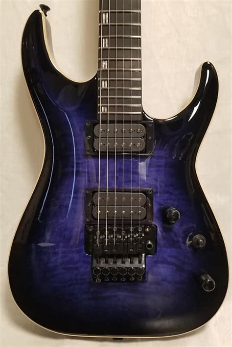 Esp Eii Horizon Qmfr Rdb Quilted Maple Top Electric Guitar Reverb