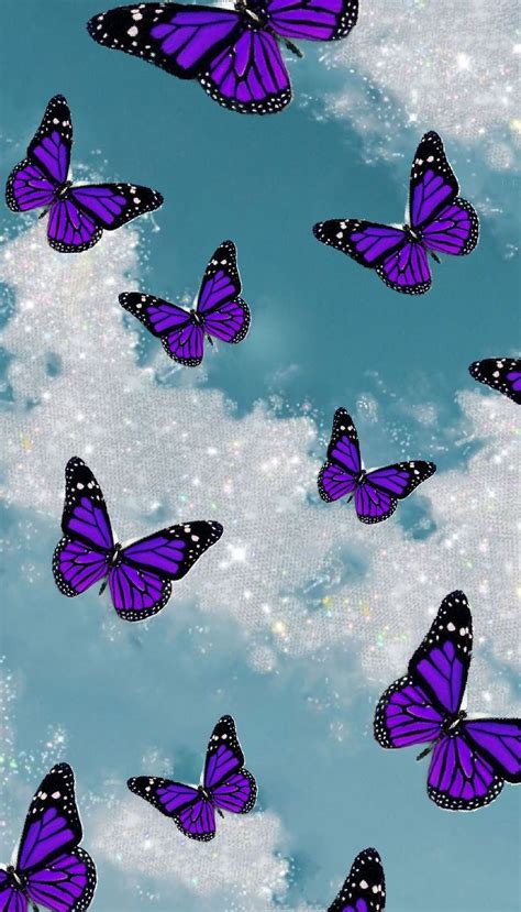 Pastel Purple Wallpaper Iphone Purple Butterfly Aesthetic Allesandra92