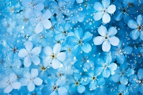 Light Blue Flower Wallpapers