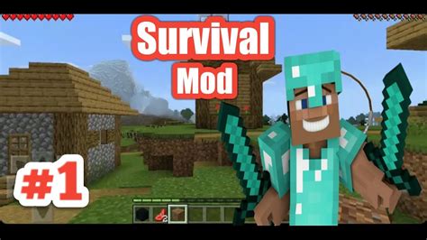 Minecraft Gameplay 1 Survival Mod Youtube