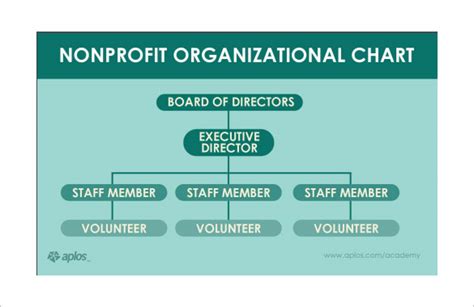 Nonprofit Organizational Chart 6 Examples Format Pdf
