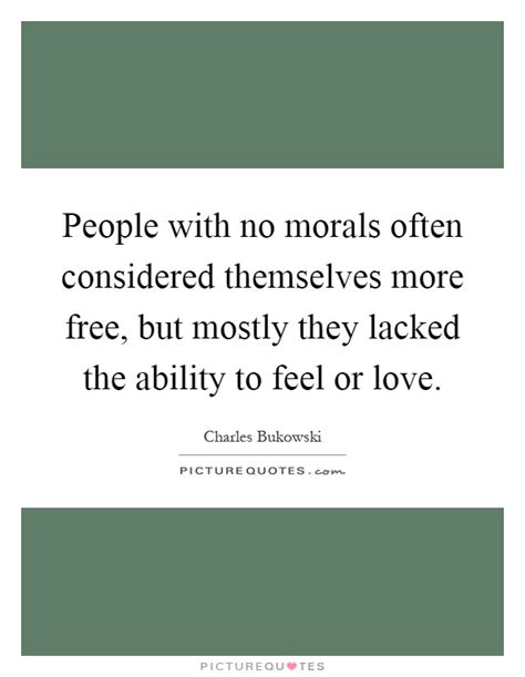 People With No Morals Often Considered Themselves More Free But