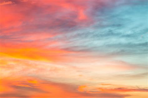 Colorful Sky Background In Twilight Stock Photo Download Image Now