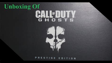 Unboxing Call Of Duty Ghost Prestige Edition Youtube