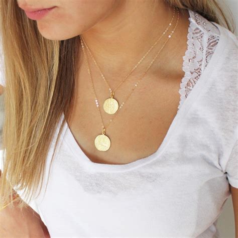 Pendant Necklace Necklaces For Women Layered Necklace Gold Etsy