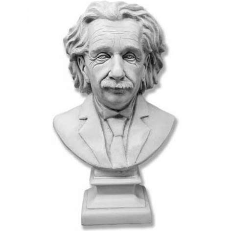 Classical Albert Einstein Bust 27in High Fiberglass Indooroutdoor