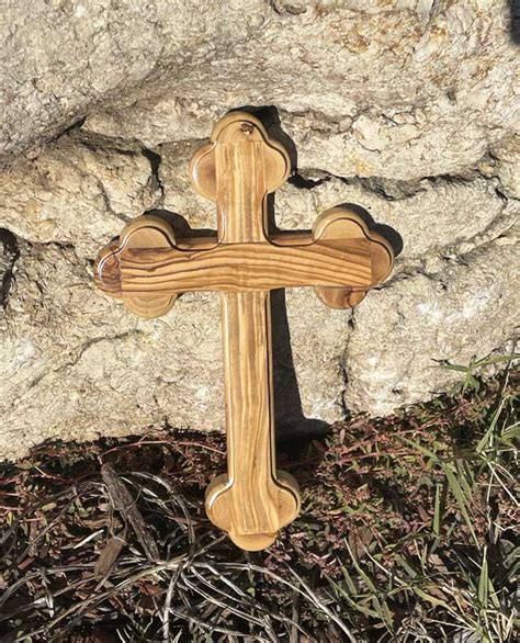Olive Wood Jerusalem Cross For Wall Buy Religious Catholic Store