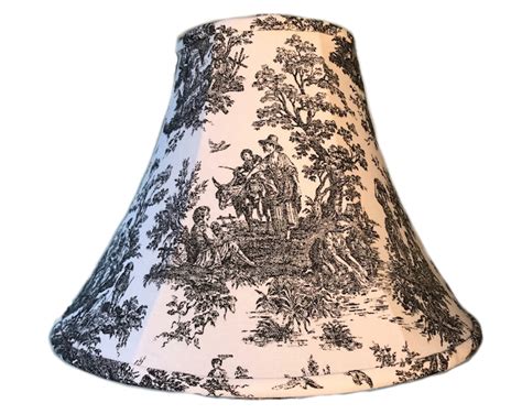 Black Toile Lamp Shade Toile Lamp Shade French Country Lamp Etsy