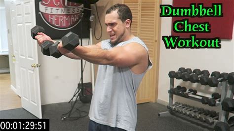 Intense 5 Minute Dumbbell Chest Workout Youtube