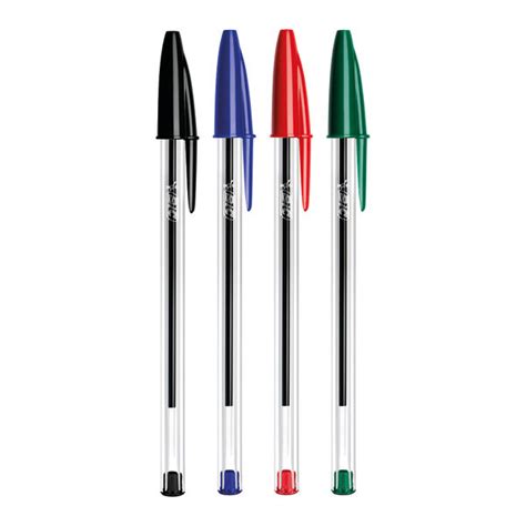 Bic Cristal Medium Assorted Ballpoint Pen Pk 10 830865