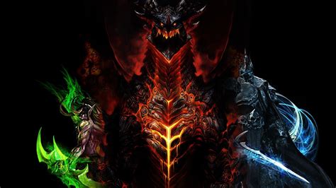 Imagen Del Dragón Neltharion De La Saga World Of Warcraft Wallpaper