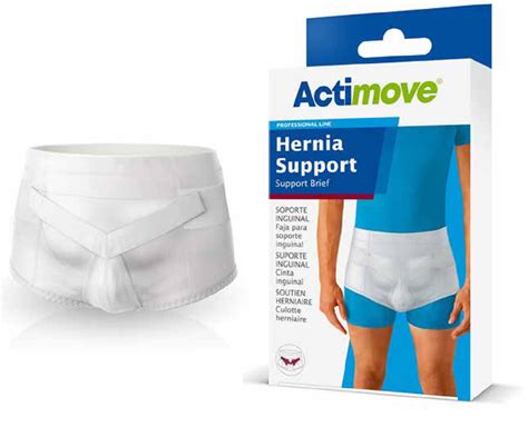Actimove Hernia Support Brief White Small 28 30