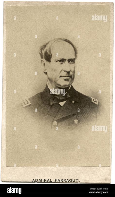 David G Farragut 1801 70 American Admiral Us Navy Portrait