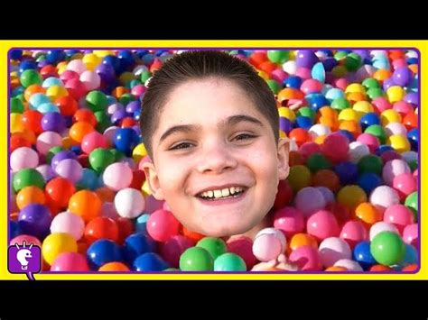 WATER BALL PIT Pool Party with Cousins and Surprise Toys ...