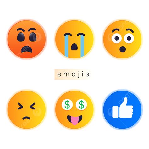 Neue Reihe Von Emojis Vektor Smiley Symbol Smiley Lächeln Symbol Png