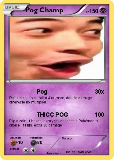 Pokémon Pog Champ 8 8 Pog My Pokemon Card