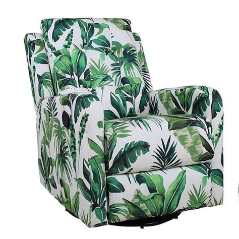 Artful Living Design Felipe Tropical Leaf Green And White Botennical