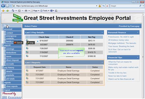 Employees and managers who recognize one another for doing great work earn points toward the purchase of ipads for grow up great organizations. Employee Self-Service - Priority One PayrollPriority One ...