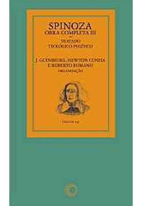 Spinoza Obra Completa Iii Tratado Teológico Político Livraria Da Vila