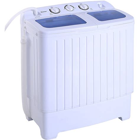 Giantex Portable Mini Compact Twin Tub 16lbs Washing Machine Washer