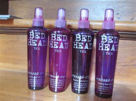 tigi bed head maxxed out hairspray 8oz 4 pack new maximum hold bed head shampoo bottle tigi