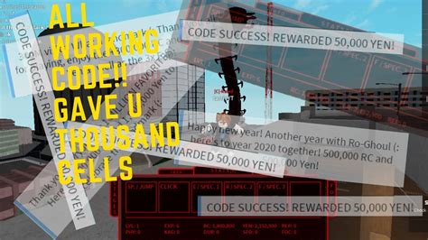 We'll keep you updated with additional codes once they are released. Ro-Ghoul Working Codes!?|Roblox|1,800,000 Rc Cells?!|2020 ...