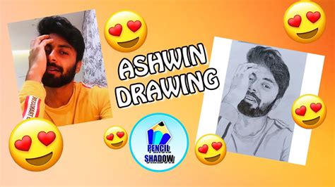 Ashwin Pencil Drawing How To Draw Cwc Pencil Shadow Youtube