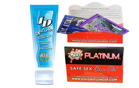 Bundle Package 1 Id Glide 41 Fl Oz Tube And 1 Wet Safe Sex Kit With