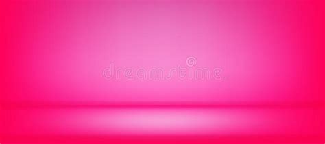 Colorful Pink Studio Room And Wall Background For Present Product Stock