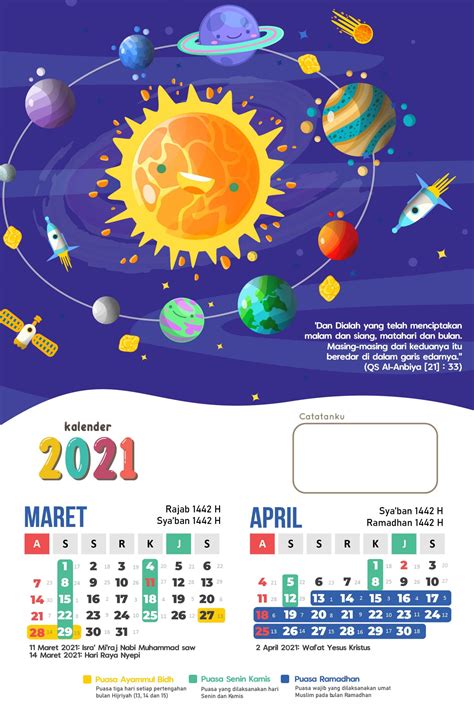 Kalender 2021 Lengkap Dengan Hijriyah Pdf Kalender Indonesia Online