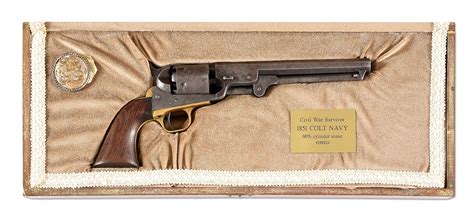 A Colt Model 1851 Navy Percussion Revolver Auctions And Price Archive