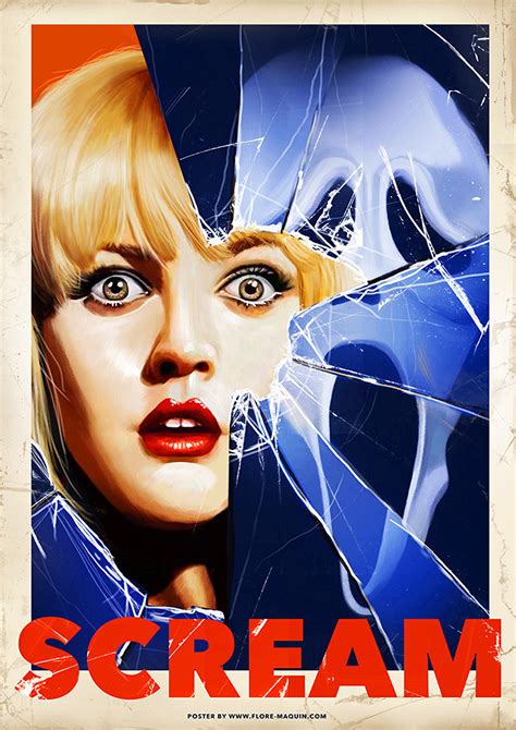 Scream 1996 908 X 1284 Movie Poster Art Horror Movie Art Movie