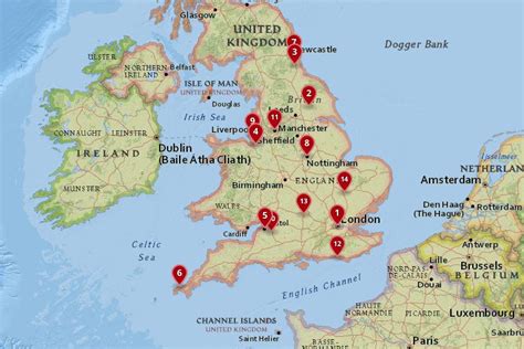 Uk map, united kingdom, simple and clear, with cities. 14 Best Cities to Visit in England (with Map & Photos ...