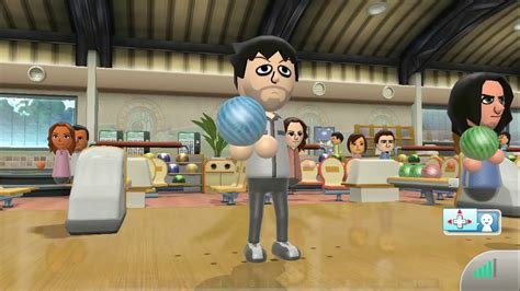 Wii U Wii Sports Club Online Bowling Gameplay Youtube
