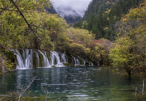 Arrow Bamboo Lake Waterfall Jiuzhaigou Chee Meng Loke Flickr