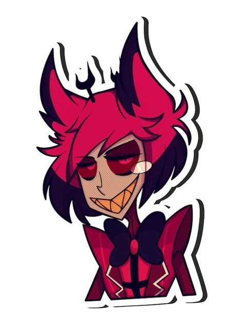 Hazbin Hotel Alastor Sticker Etsy