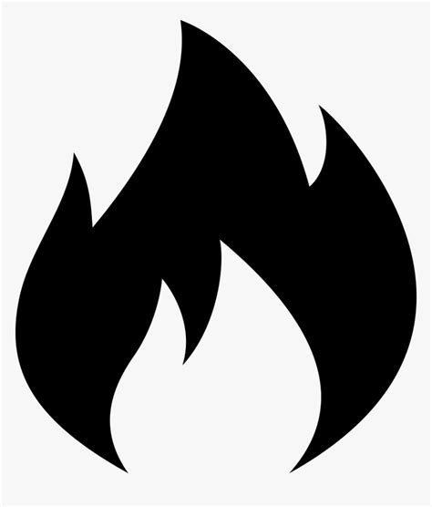 Transparent Black Flames Png Black And White Fire Clipart Png