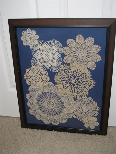 Display Those Pretty But No Longer Used Doilies Doily Art Framed